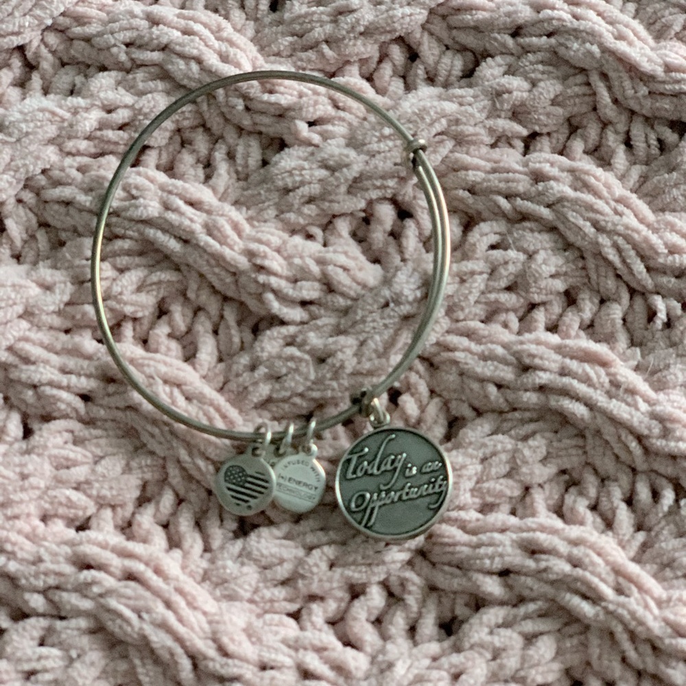 Alex and Ani bracelet “ Today is an Opport…